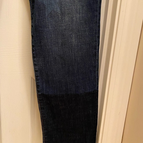 CAbi 3937 Slim Boyfriend Jeans Star Print Celebrity Wash Raw Hem - Picture 5 of 15